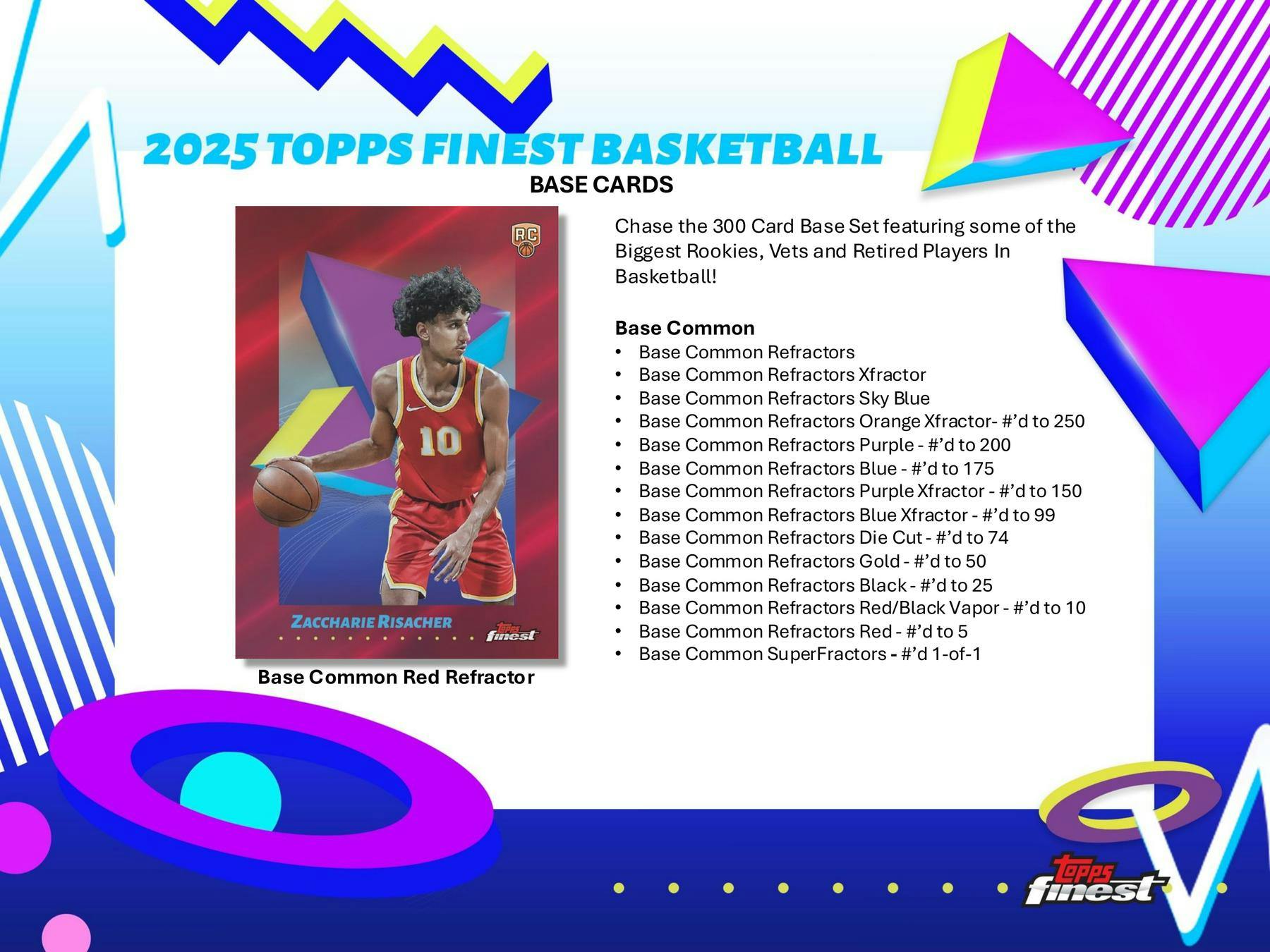 2024-25 TOPPS FINEST BASKETBALL HOBBY PACK