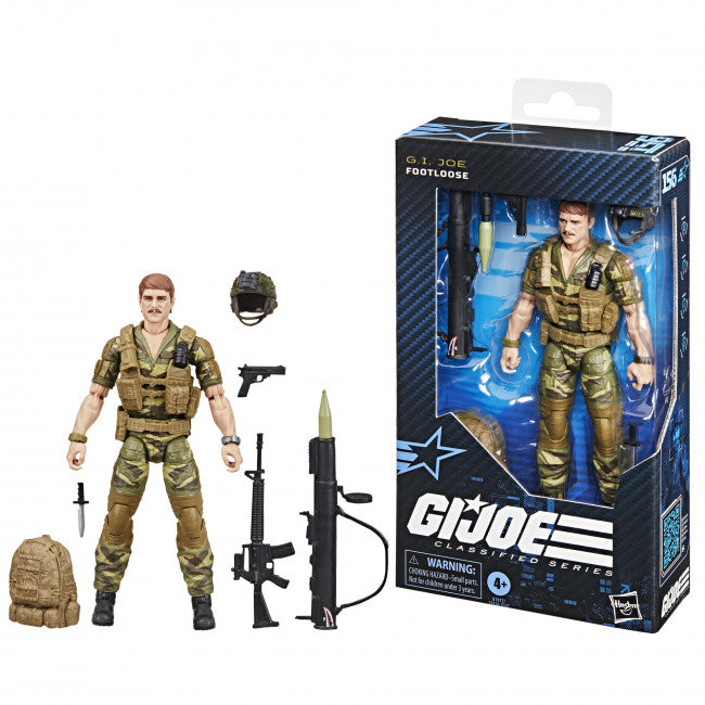 GI JOE CLASSIFIED SERIES #155 FOOTLOOSE AF