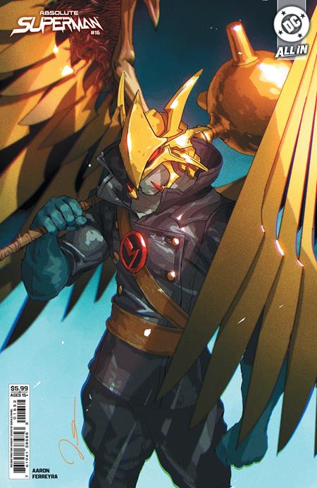 ABSOLUTE SUPERMAN (2024) #16 SECOND PRINTING CVR B GERALD PAREL CARD STOCK VAR