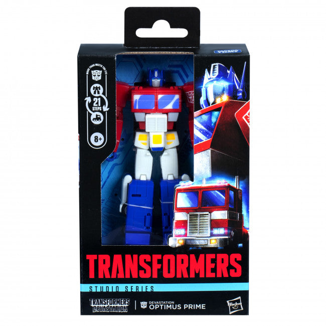 TRANSFORMERS STUDIO SERIES DELUXE CLASS DEVASTATION OPTIMUS PRIME AF