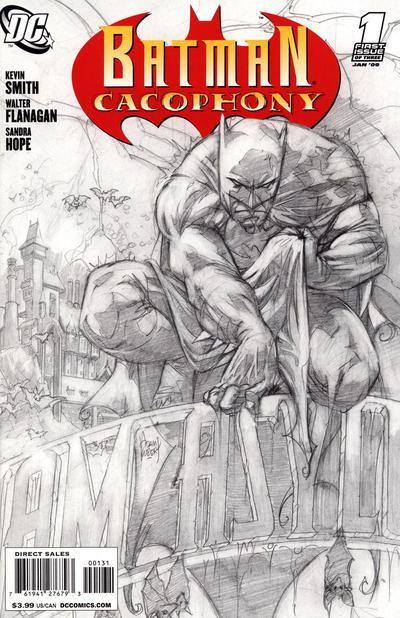 BATMAN CACOPHONY (2008) #1 50 COPY INCV KUBERT SKETCH CVR
