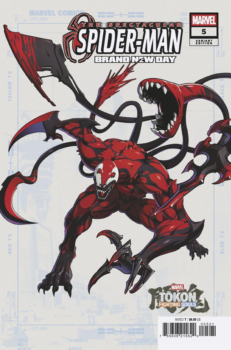 SPECTACULAR SPIDER-MAN BRAND NEW DAY (2026) #5 MARVEL TOKON FIGHTING SOULS VAR