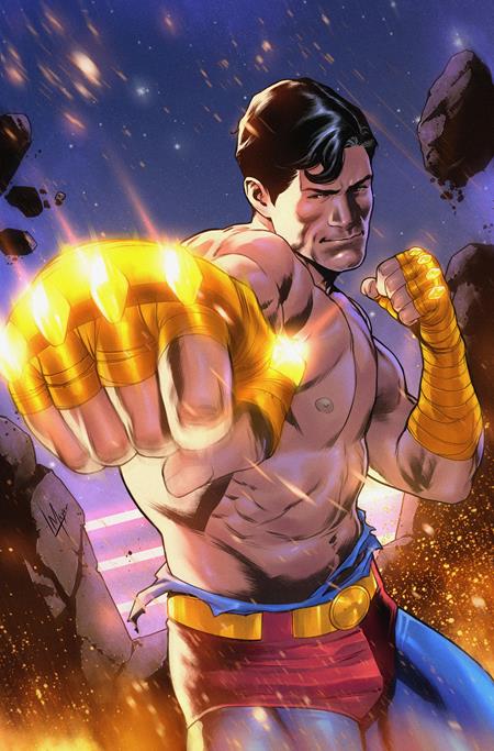 DC K.O. SUPERMAN VS CAPTAIN ATOM (2025) #1 (ONE SHOT) CVR C LUCAS MEYER CARD STOCK VAR