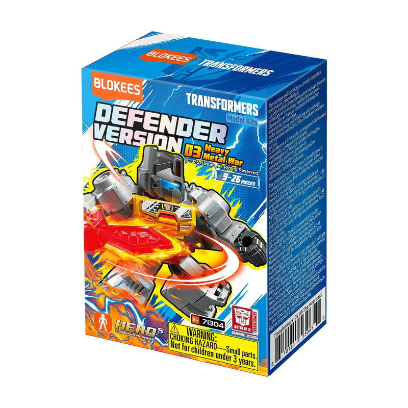 BLOKEES TRANSFORMERS DEFENDER VERION 3 MINI MODEL (BLIND BOX)