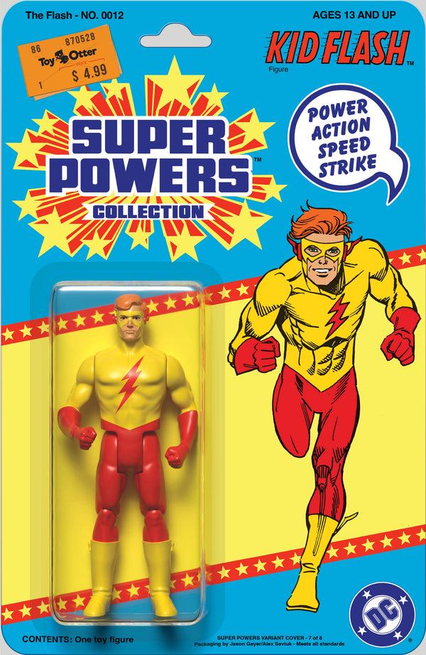FLASH (2023) #12 CVR D JASON GEYER & ALEX SAVIUK DC SUPER POWERS CARD STOCK VAR