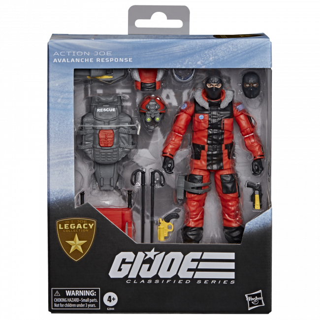 GI JOE CLASSIFIED SERIES LEGACY COLLECTION ACTION JOE AVALANCHE RESPONSE AF