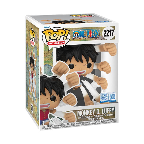 POP ONE PIECE LUFFY (GUM GUM GATLING) US EXCLUSIVE VINYL FIG