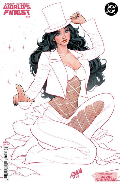 BATMAN SUPERMAN WORLDS FINEST (2022) #34 CVR D DAVID NAKAYAMA ARTIST SPOTLIGHT CARD STOCK VAR