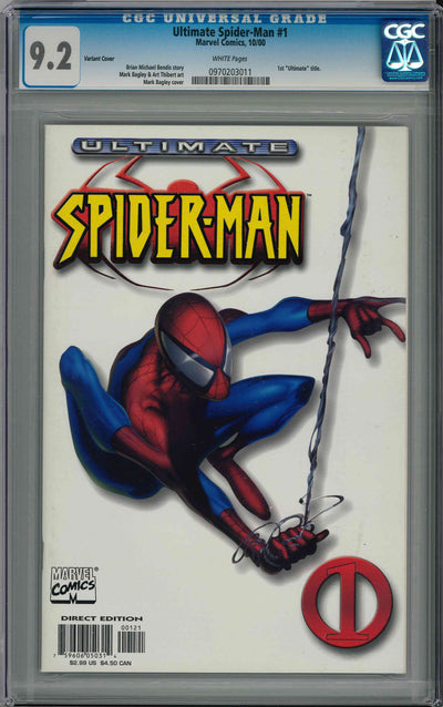 CGC ULTIMATE SPIDER-MAN (2000) #1 WHITE VARIANT (9.2)
