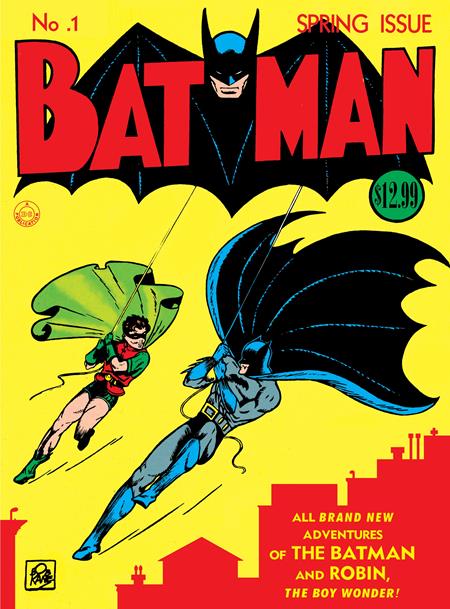 BATMAN (1940) #1 FACSIMILE EDITION (2025) CVR B BOB KANE FOIL VAR