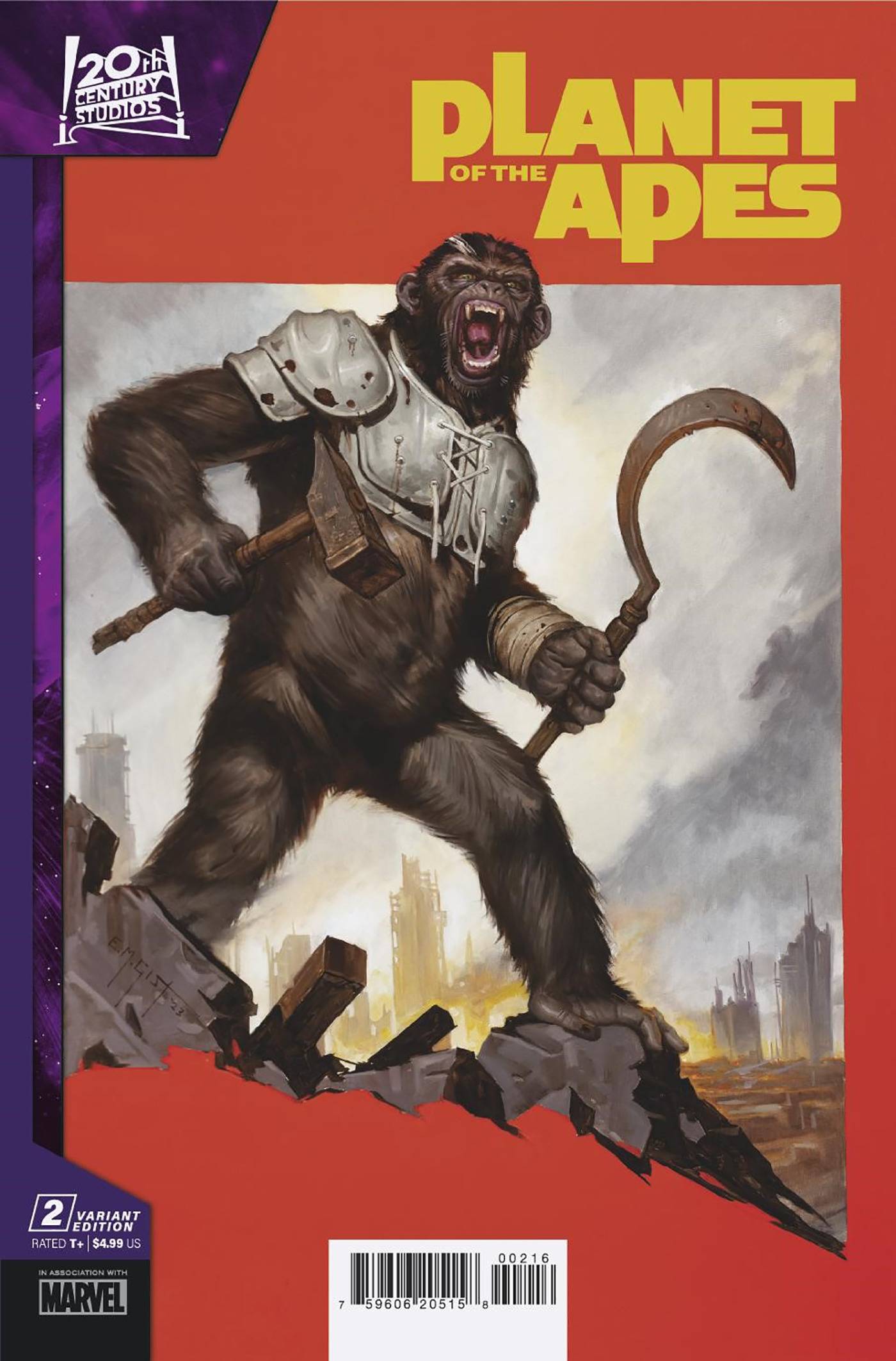 PLANET OF THE APES VOL 4 (2023) #2 25 COPY INCV GIST VAR