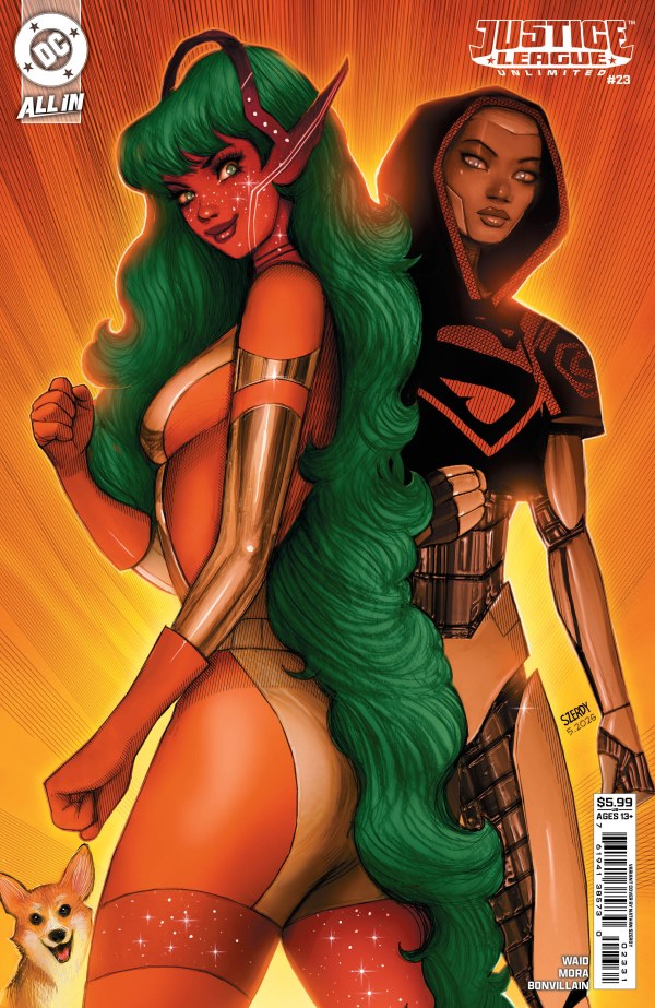 JUSTICE LEAGUE UNLIMITED (2024) #23 CVR C NATHAN SZERDY CARD STOCK VAR