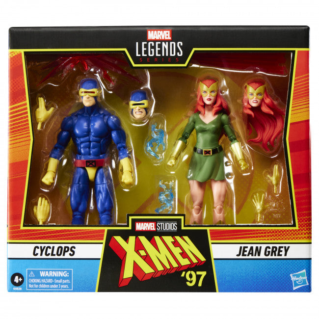 MARVEL LEGENDS SERIES X-MEN 97 CYCLOPS AND JEAN GREY AF