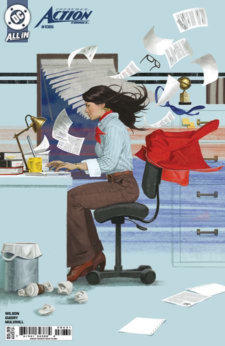 ACTION COMICS (2016) #1086 CVR B DAVID TALASKI CARD STOCK VAR