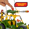 TEENAGE MUTANT NINJA TURTLES X G.I JOE BASIC A.W.E SHELL STRIKER VEHICLE FIGURE AF