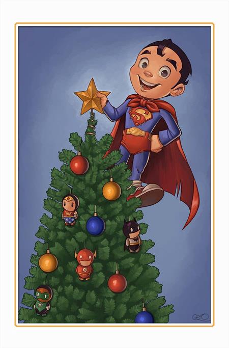 SUPERMAN (2023) #21 CVR E CHRISSIE ZULLO DC WINTER WONDERLAND CARD STOCK VAR