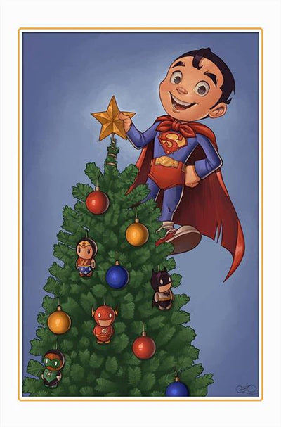 SUPERMAN (2023) #21 CVR E CHRISSIE ZULLO DC WINTER WONDERLAND CARD STOCK VAR