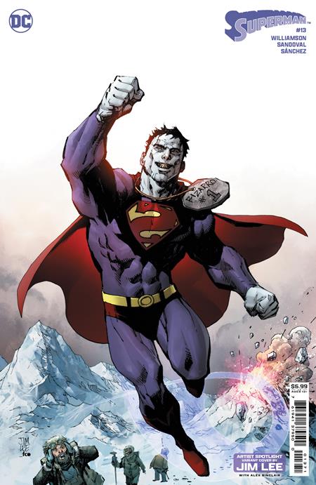 SUPERMAN VOL 7 (2023) #13 CVR E JIM LEE ARTIST SPOTLIGHT CARD STOCK VAR (HOUSE OF BRAINIAC)