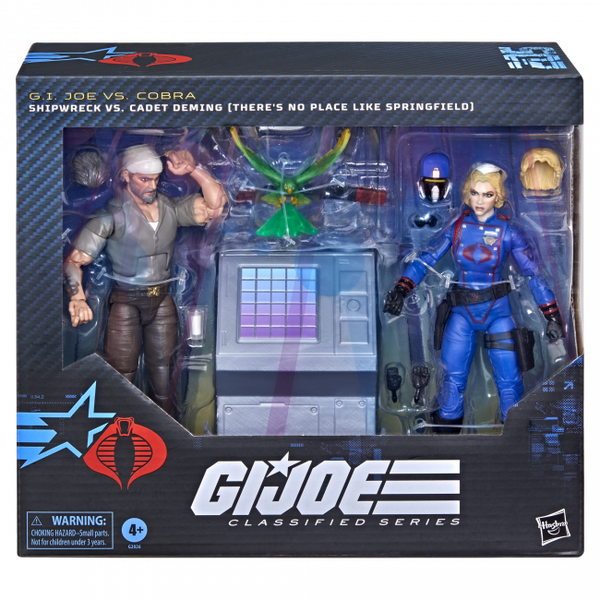 GI JOE CLASSIFIED SERIES #205 SHIPWRECK VS CADET DEMING AF