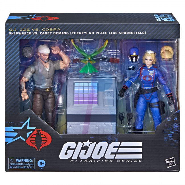 GI JOE CLASSIFIED SERIES #205 SHIPWRECK VS CADET DEMING AF
