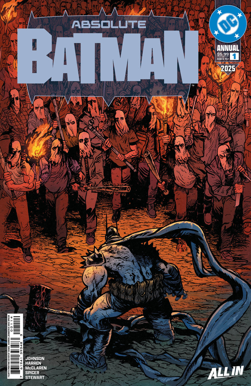 ABSOLUTE BATMAN (2024) ANNUAL #1 (ONE SHOT) FOURTH PRINTING CVR A DANIEL WARREN JOHNSON VAR