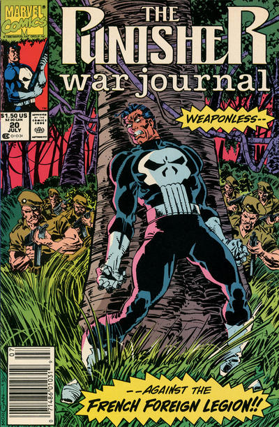 PUNISHER WAR JOURNAL (1988) #20 NEWSSTAND EDITION