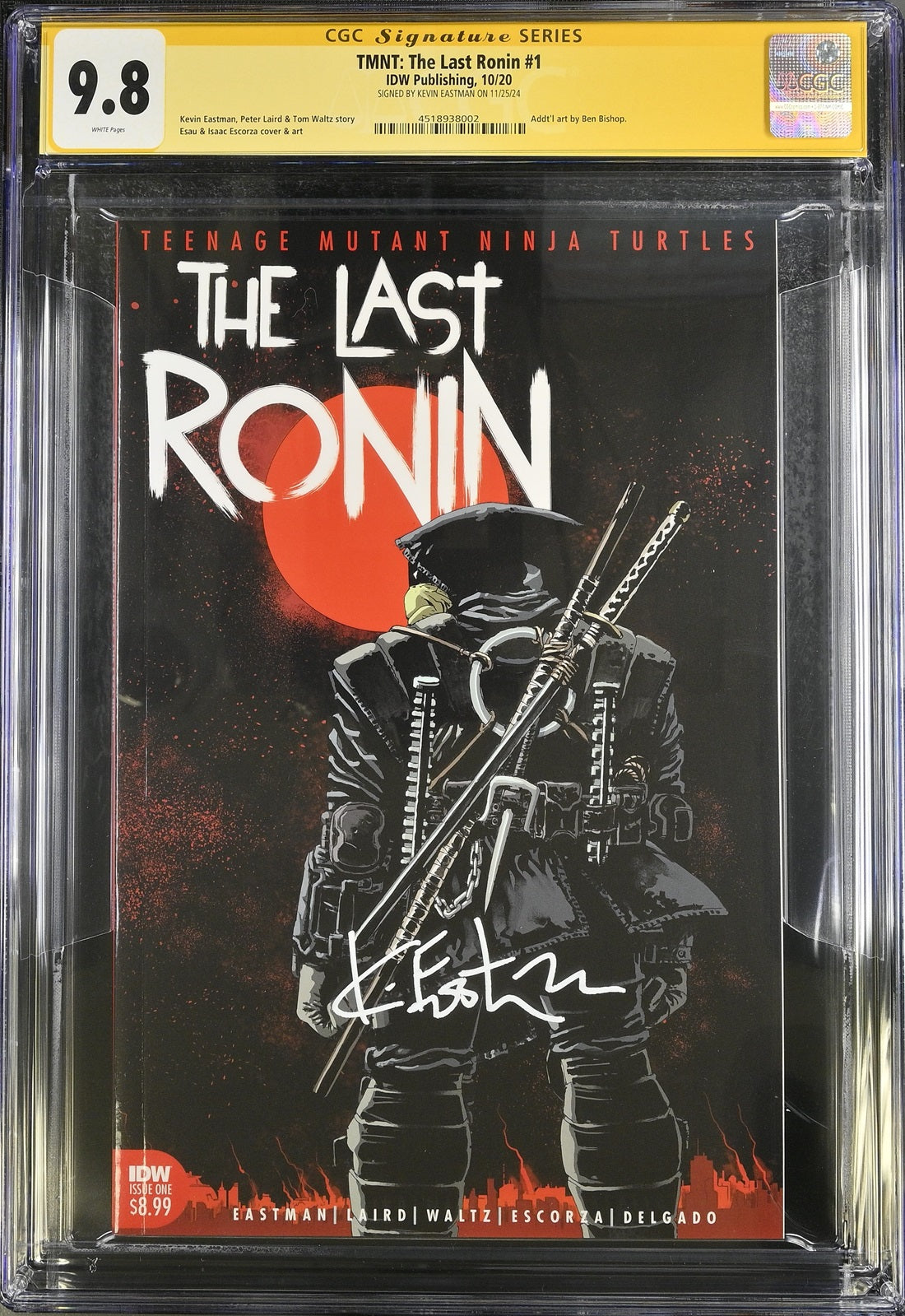 CGC TMNT: THE LAST RONIN #1 (9.8) SIGNATURE SERIES - SIGNED BY KEVIN EASTMAN