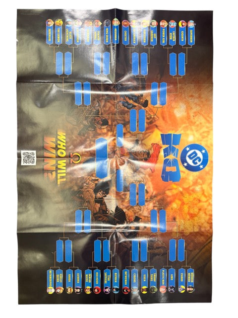 DC K.O. BRACKET FOLDED  PROMO POSTER