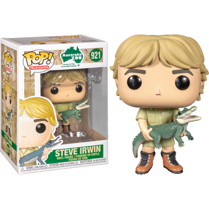 POP TELEVISION AUSTRALIA ZOO STEVE IRWIN VINYL FIG