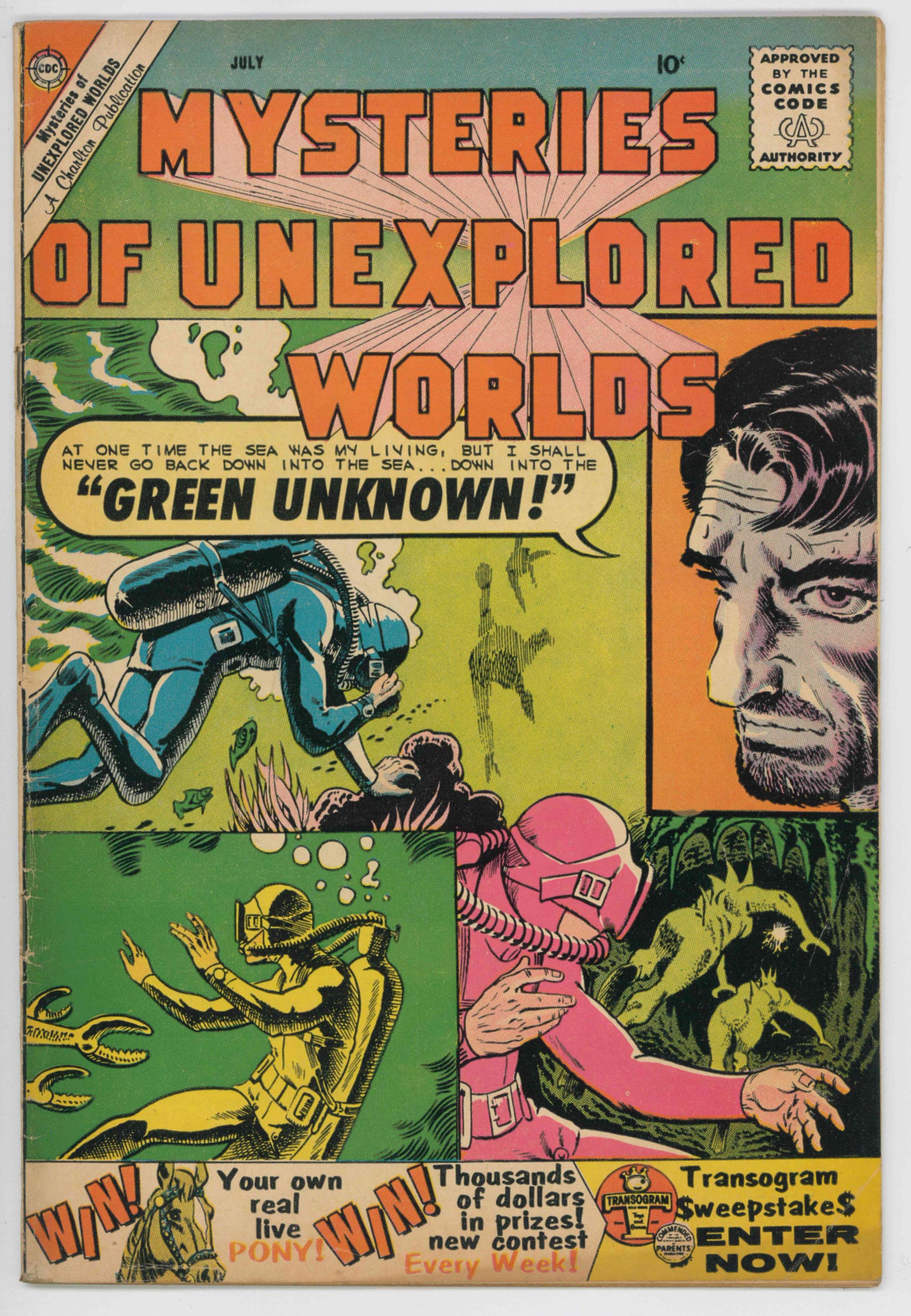 MYSTERIES OF UNEXPLORED WORLDS (1956) #19 (VG)