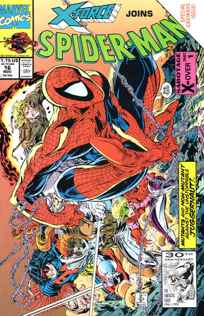 SPIDER-MAN / X-FORCE SABOTAGE (1990) SET OF TWO