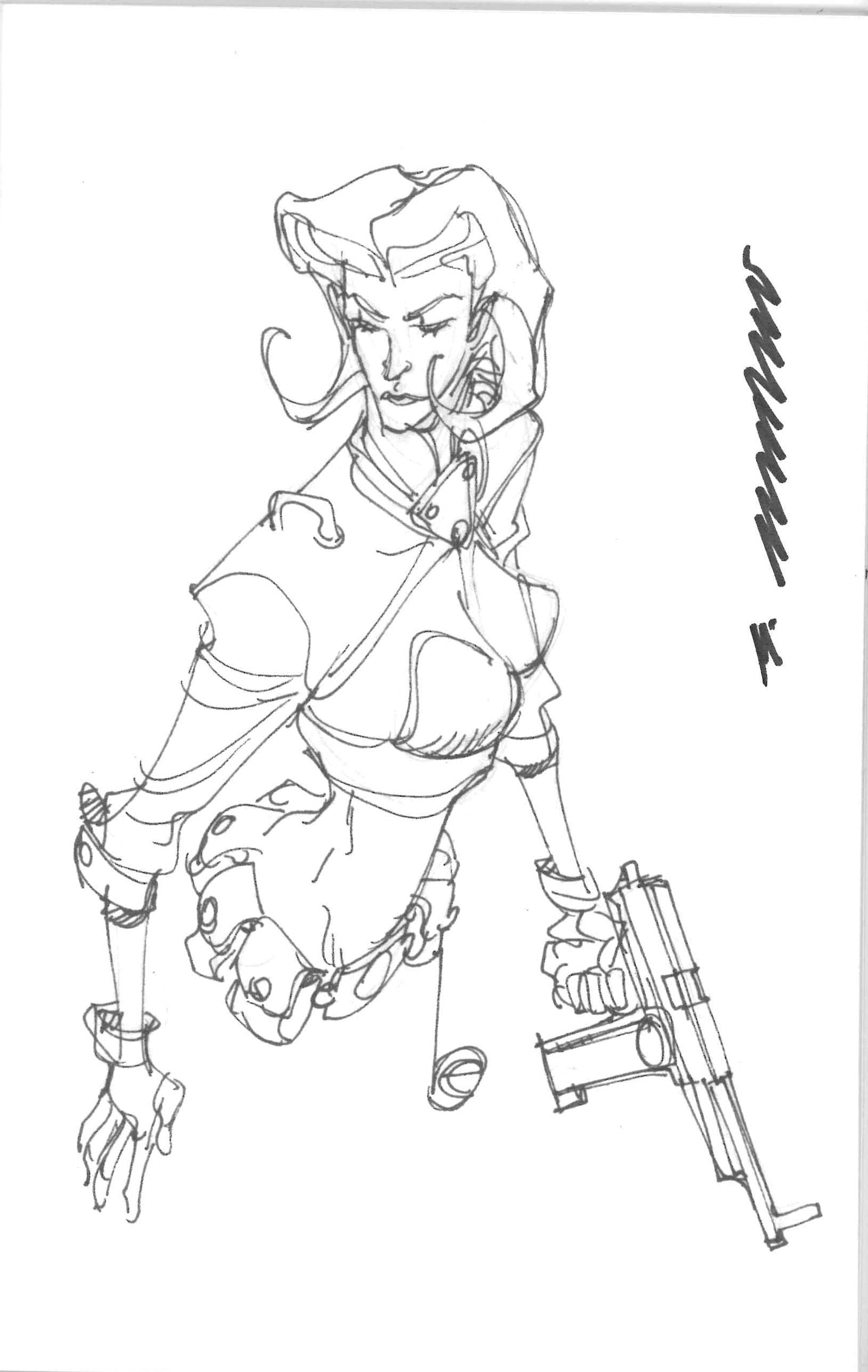 *SIGNED* ERIC CANETE DEDICACE SKETCHBOOK (2012)