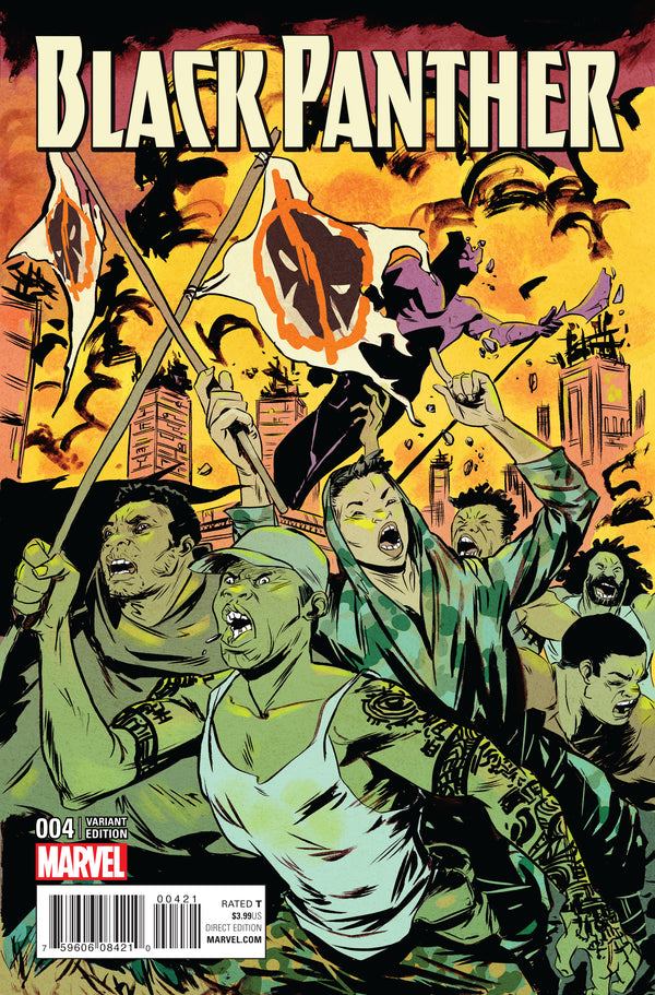 BLACK PANTHER VOL 6 #4 GREENE CONNECTING D VAR
