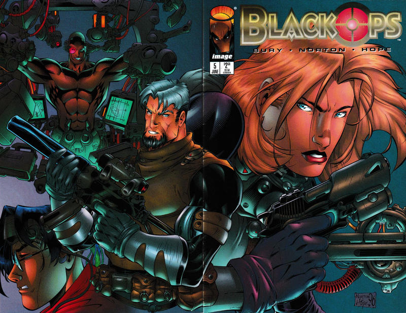 BLACK OPS (1996) #5 NORTON WRAP CVR