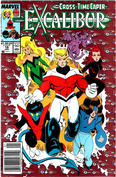 EXCALIBUR (1988) #18 NEWSSTAND EDITION