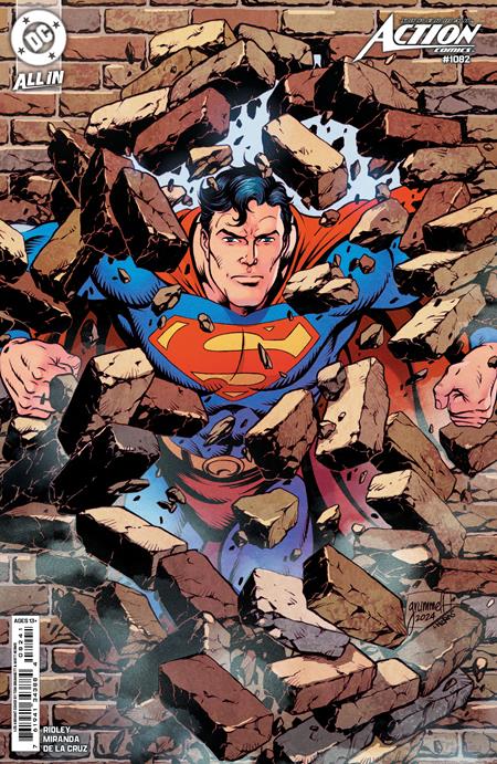 ACTION COMICS (2016) #1082 CVR D INC 1:25 TOM GRUMMETT CARD STOCK VAR