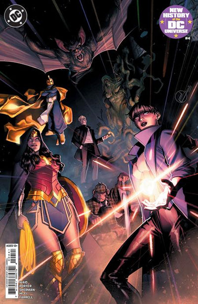 NEW HISTORY OF THE DC UNIVERSE (2025) #4 CVR G INC 1:25 JAMAL CAMPBELL CARD STOCK VAR