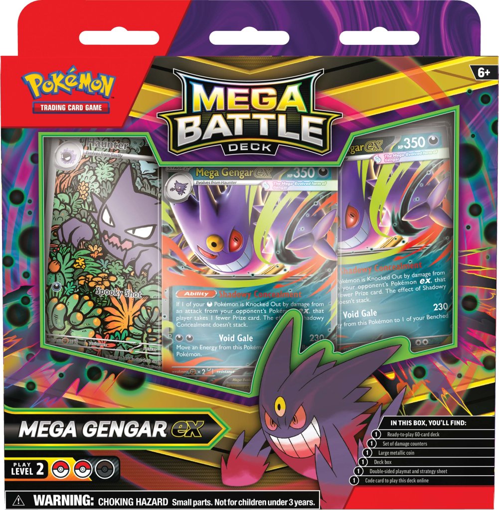 POKEMON TCG: MEGA GENGAR EX BATTLE DECK
