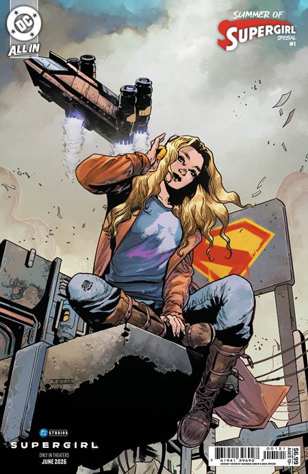 SUMMER OF SUPERGIRL SPECIAL (2026) #1 (ONE SHOT) CVR D MAHMUD ASRAR SUPERGIRL MOVIE CARD STOCK VAR