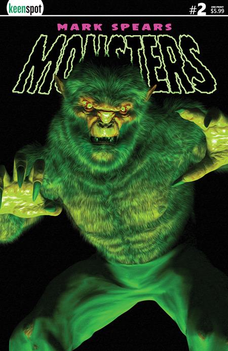 MARK SPEARS MONSTERS (2024) #2 THIRD PRINTING CVR A MARK SPEARS THE WEREWOLF