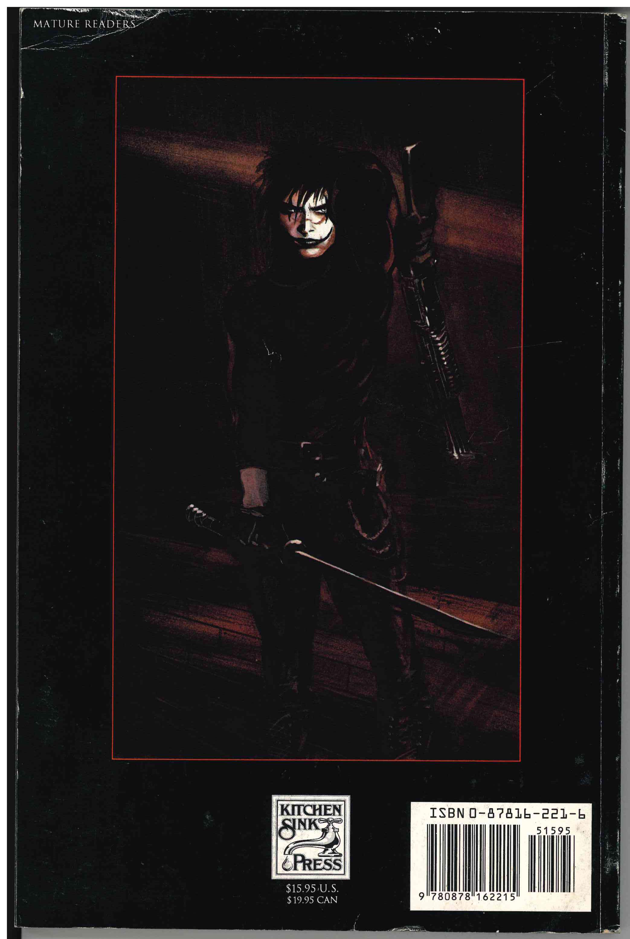 THE CROW TP (1994) - FIRST EDITION FOURTH PRINTING (SEE NOTES)