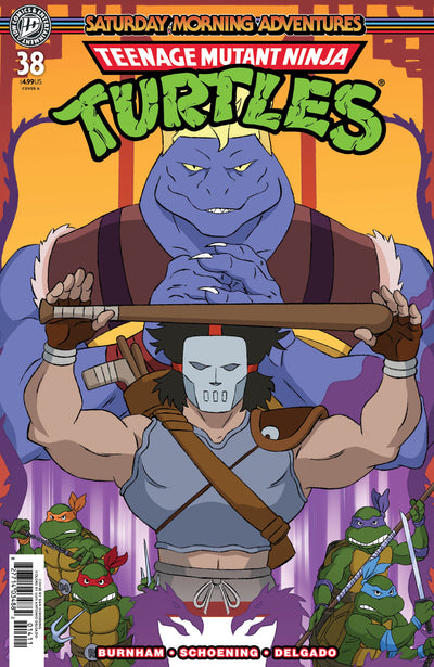 TMNT SATURDAY MORNING ADVENTURES CONTINUED (2023) #38 CVR A SCHOENING