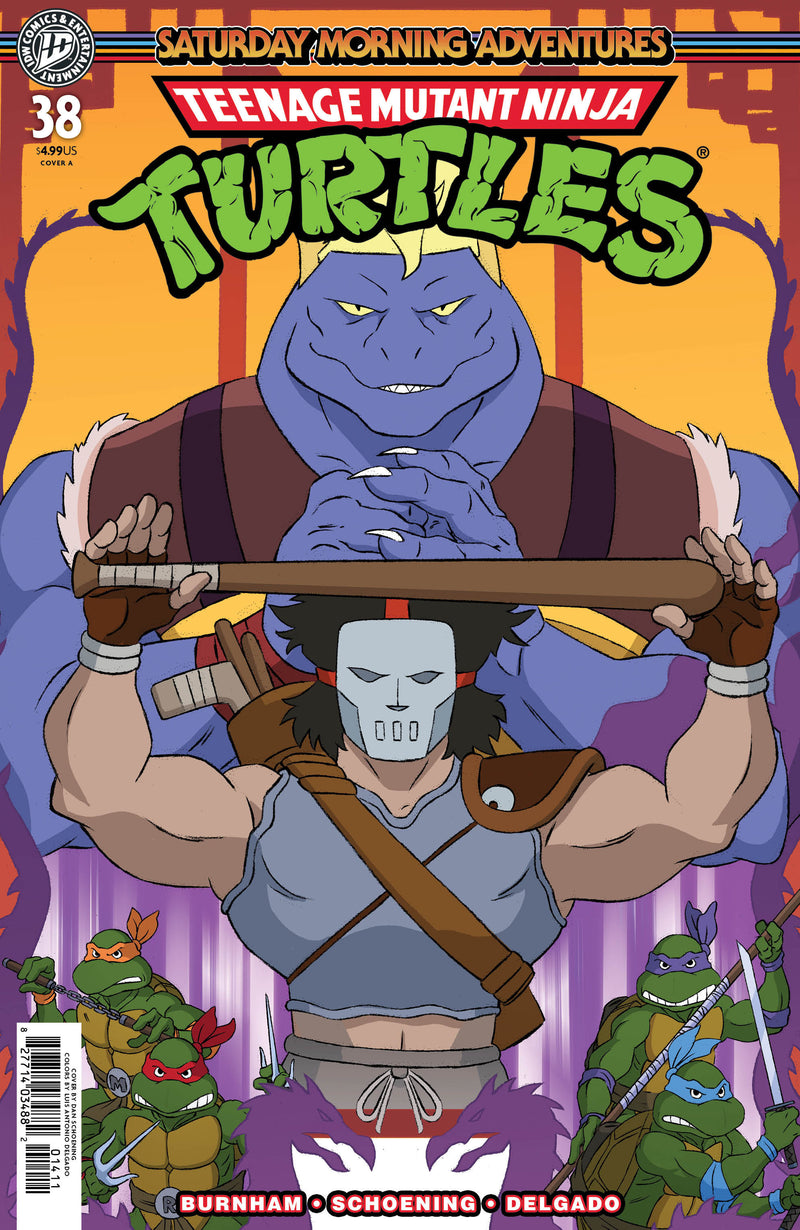 TMNT SATURDAY MORNING ADVENTURES CONTINUED (2023) #38 CVR A SCHOENING