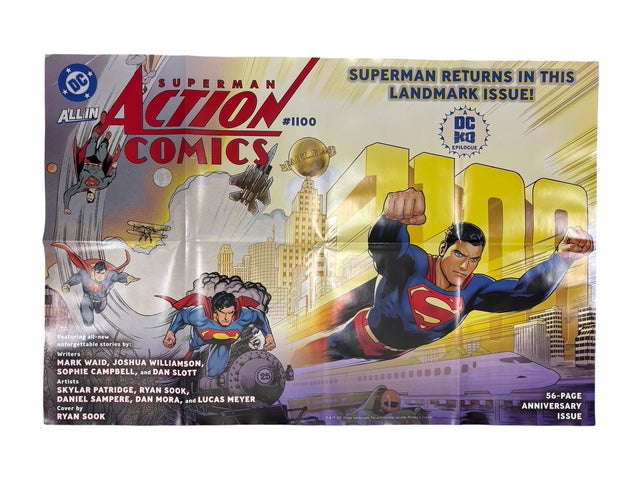 ACTION COMICS (2016) #1100 FOLDED PROMO POSTER