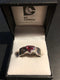 SUPERMAN STERLING SILVER ENAMEL RING SIZE U