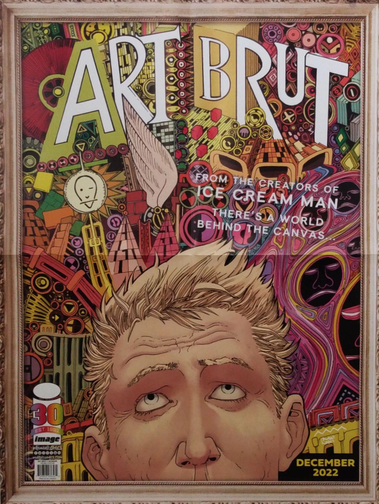 ART BRUT / HEXWARE DOUBLE SIDED FOLDED PROMO POSTER