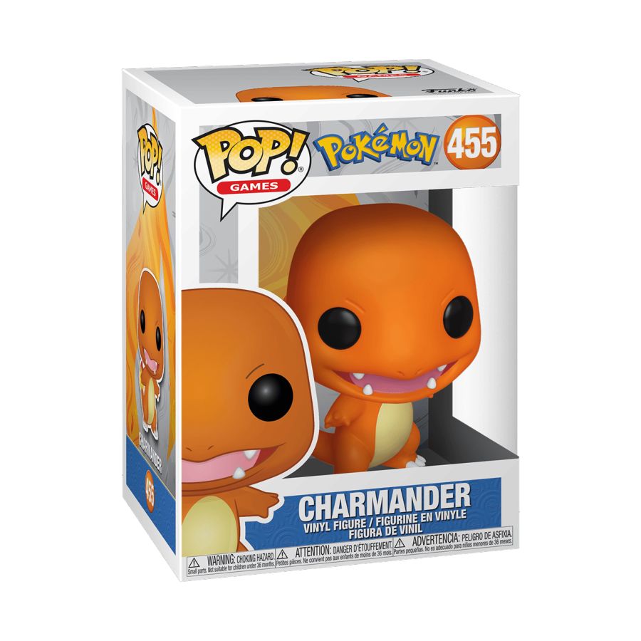 POP GAMES POKEMON CHARMANDER VINYL FIG
