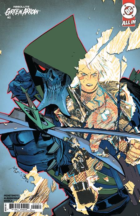 ABSOLUTE GREEN ARROW (2026) #2 CVR E INC 1:25 MATIAS BERGARA CARD STOCK VAR