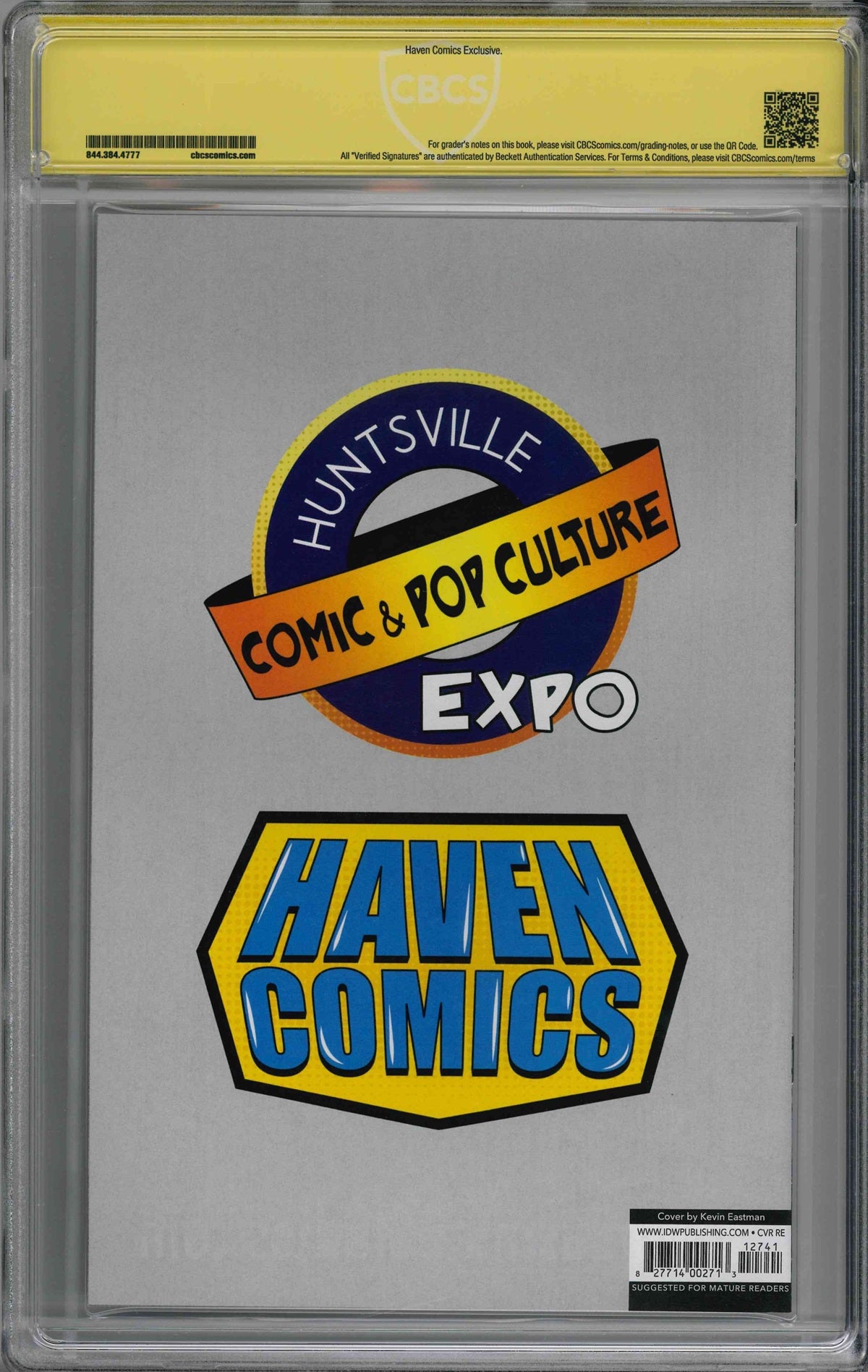 CBCS TEENAGE MUTANT NINJA TURTLES #127 HSV EXPO EXCLUSIVE VAR A (9.6) SIGNATURE SERIES - SIGNED KEVIN EASTMAN