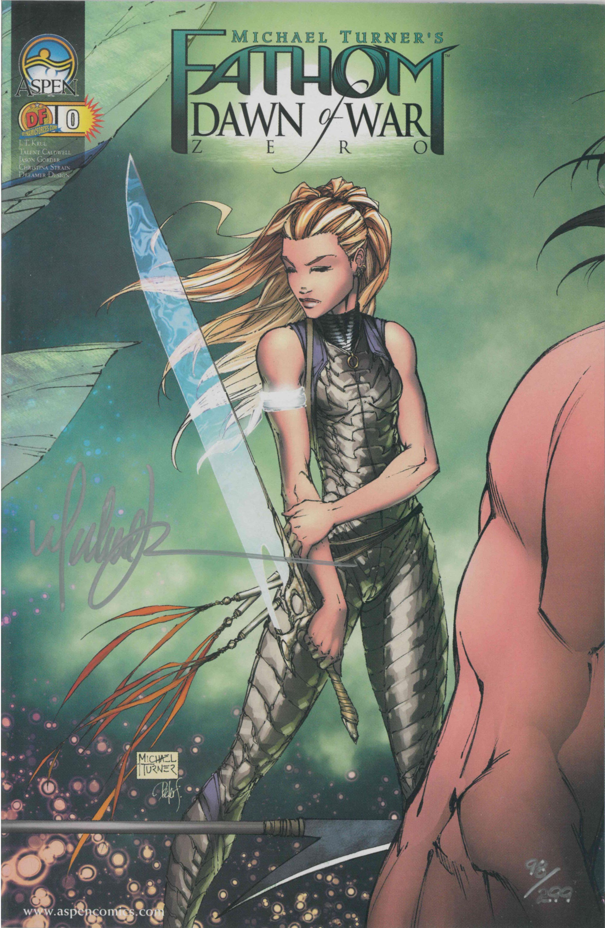 FATHOM DAWN OF WAR #0 - SIGNED BY MICHAEL TURNER